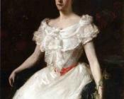 Lady with a Rose - 威廉·梅里特·查斯